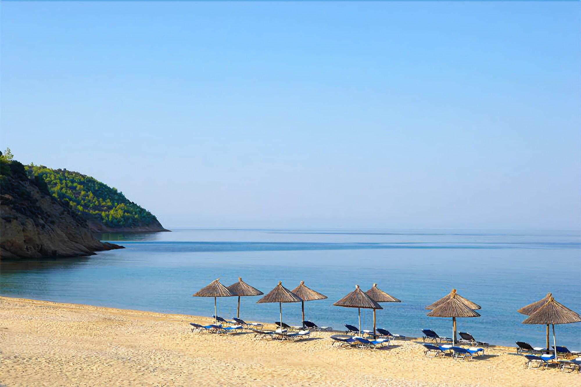 Kamari Beach Hotel Потос Екстер'єр фото